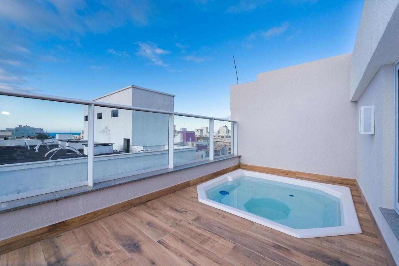 Terrazzo 602B - Cobertura duplex à poucos metros da praia de Bombas - Condomínio com piscina - Academia - Solário Bombinhas Extérieur photo